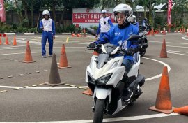 Wahana Makmur Sejati Dukung Berkendara Aman Lewat Kampanye #Cari_aman dan Fasilitas Safety Riding di Jatake