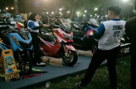 Selebrasi Satu Dekade MAXi di Jatim, Ratusan Biker Touring dan Camping di Coban Rondo Malang