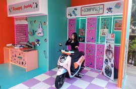 Honda Scoopy Modifikasi Sedot Perhatian Pengunjung Grove Fest di Grove at Cibis