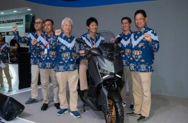 Hadir di IMOS 2025, Motor Baru Yamaha XMAX Connected TechMAX Dijual Rp 75 Juta