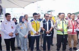 Persiapan Operasi Lilin Natal dan Tahun Baru 2025–2026, Kakorlantas Polri Sidak Jalan Tol dan Pelabuhan Merak