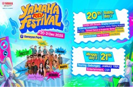 Ayo Merapat, Yamaha Rev Festival Siap Digas di Senayan Park (SPARK) Rayakan Akhir Tahun 2025