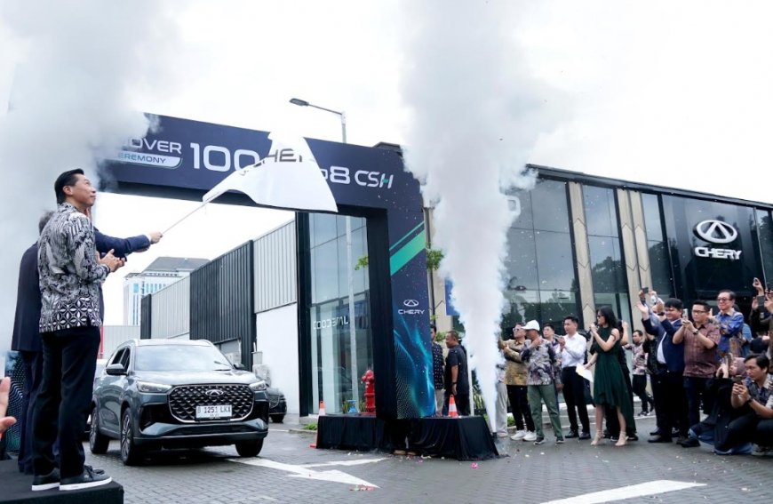 Kejutan Istimewa Tandai Serah Terima 100 Unit Chery TIGGO 8 CSH Kepada Konsumen Indonesia