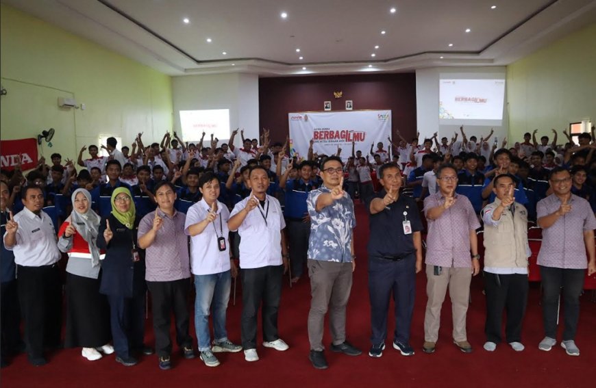Astra Honda Berbagi Ilmu (AHBI) di SMK Negeri 53 Jakarta, Edukasi Keselamatan Berkendara