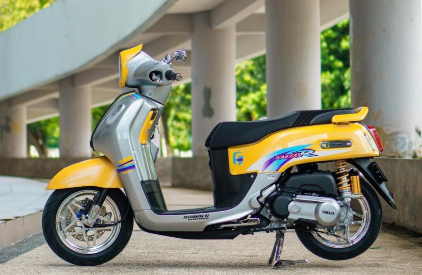 Fazzio Hybrid Bergaya Motor Bebek Legendaris Yamaha F1ZR, Nostalgia Aura Balap 90’an