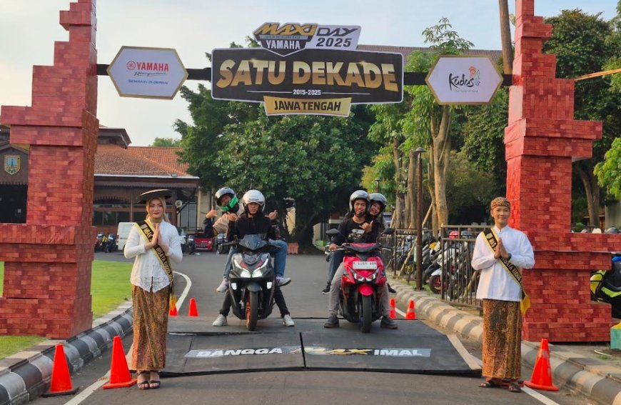 Event Perdana MAXi Yamaha Day 2025, Kudus Jadi Lokasi Perayaan Bersejarah Satu Dekade MAXi di Indonesia