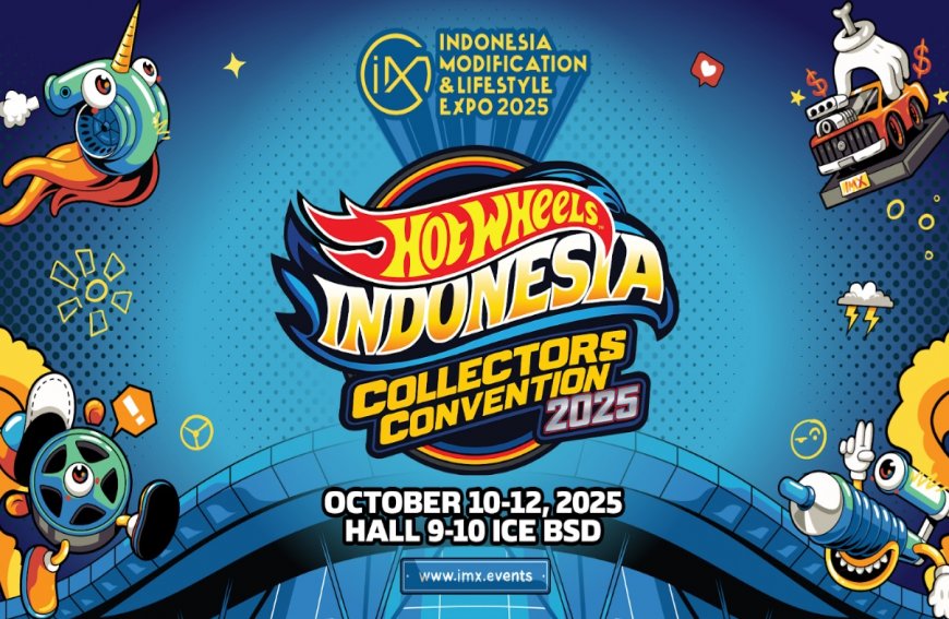 Hot Wheels Resmi Hadir di IMX 2025, Perkenalkan Convention Car Khusus Kolektor Indonesia