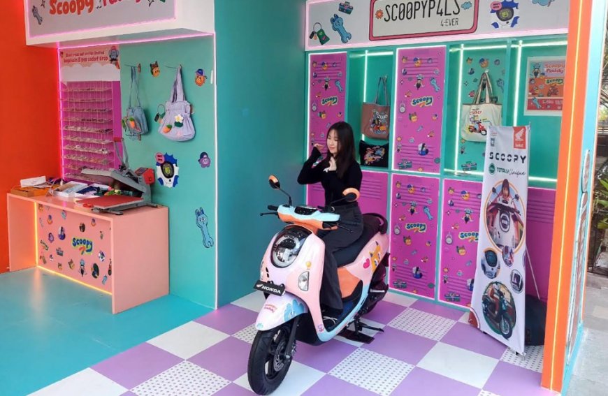 Honda Scoopy Modifikasi Jadi Pusat Perhatian Pengunjung Grove Fest di Grove at Cibis