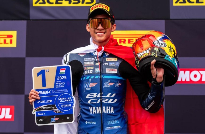 Konsistensi Pembinaan Yamaha Racing Indonesia, Arai Agaska Ikut Yamaha BLU CRU Master Camp di Spanyol