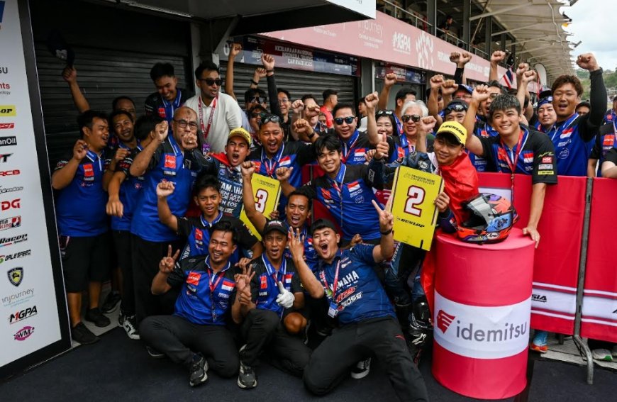 Double Podium Perdana SS600 Yamaha Racing Indonesia di ARRC 2025 Mandalika