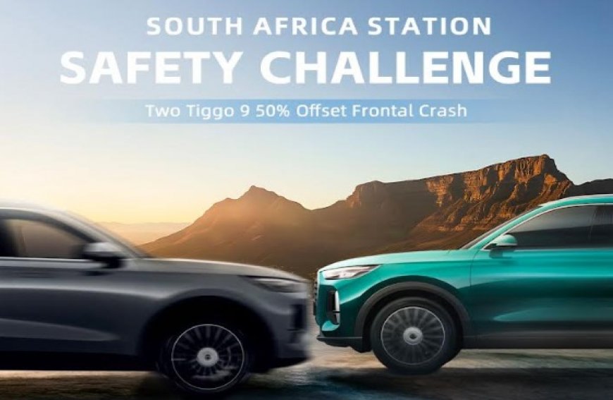 Chery Safety Challenge, 2 Unit TIGGO 9 CSH Saling Beradu untuk Buktikan Ketangguhan di Afrika Selatan