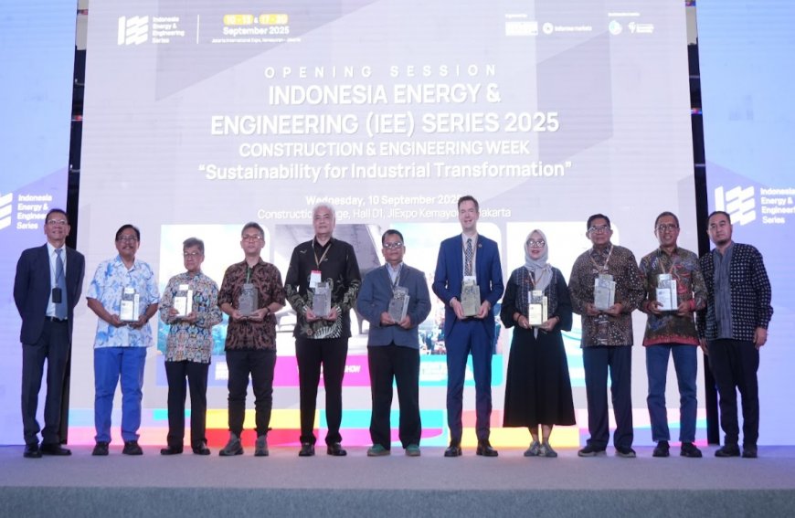 IEE Series 2025 Resmi Dibuka, Construction & Engineering Week Hadirkan Pameran Industri Strategis