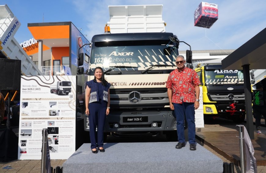 DCVI Perkuat Lini Truk Mercedes-Benz Lewat Peluncuran Axor 1626 C di Construction & Mining Indonesia