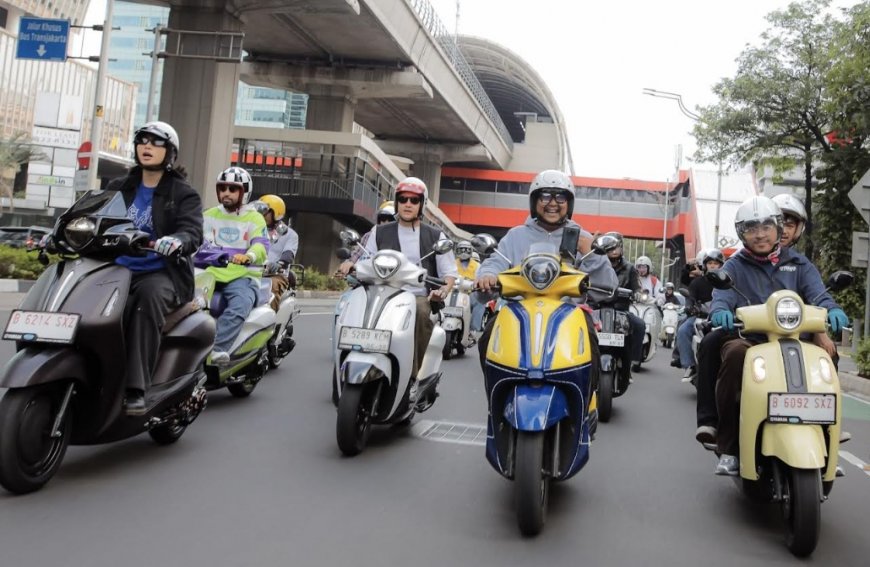 Seru-seruan Bareng Komunitas Skuter Modifikasi di Acara Pop On Wheels Bikin Gaya Makin Kalcer