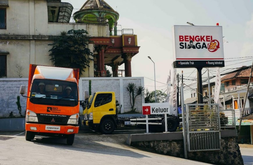 Dukung Operasional Konsumen Tanpa Henti, Mitsubishi Fuso Hadirkan Program Spesial Bengkel Siaga 24 Jam