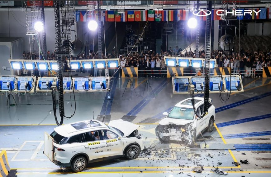 Chery TIGGO 9 Tampilkan Filosofi 'Taichi', Taklukkan Uji Tabrak 15° Small-Overlap