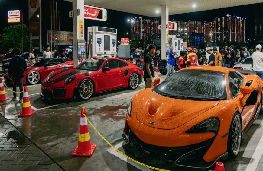 Day Night Crew (DNC) Big Bike dan Sport Car Ramaikan Halloween Automotive Meet di Shell PIK 2, Seru-seruan Bareng