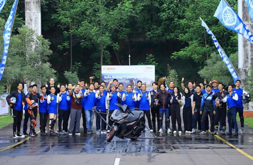 Kolaborasi Yamaha x Bosch Tebar Virus Safety Riding, Berkendara Makin Nyaman