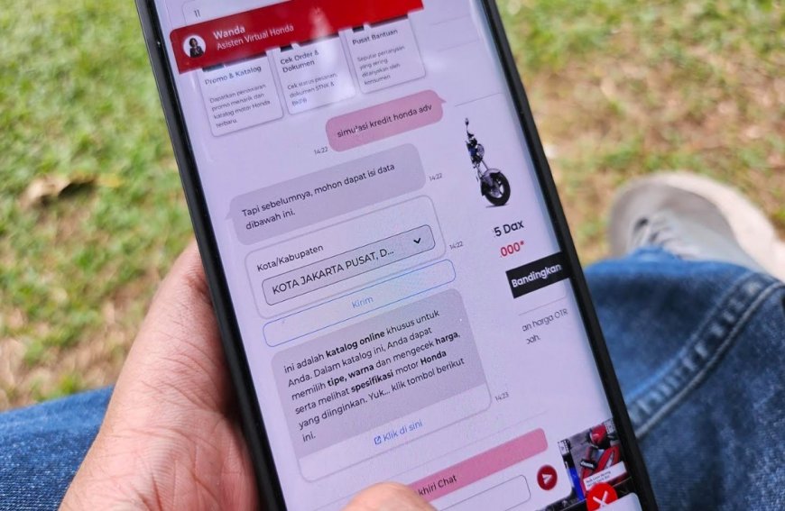 Kredit Motor Honda Makin Mudah, Cek Simulasi Kredit di Asisten Virtual WANDA
