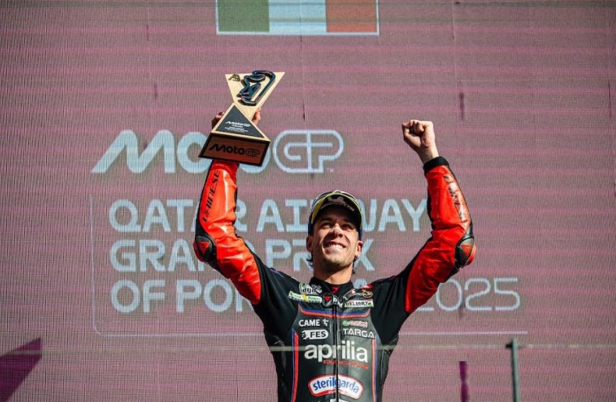 Marco Bezzecchi Finis Pertama di Portimão, MotoGP Musim Ini Paling Sukses dalam Sejarah Aprilia Racing
