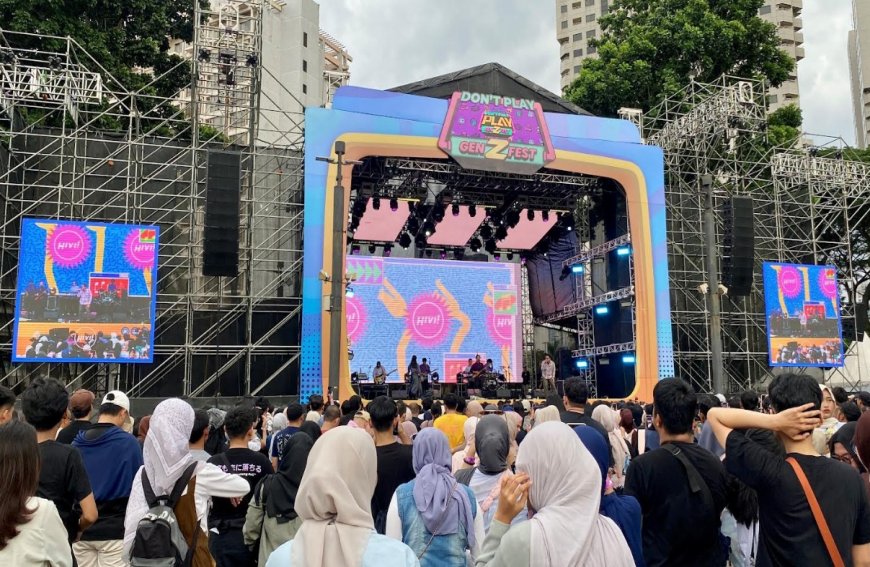 Yamaha Fazzio Hybrid Sukses Hipnotis Ribuan Gen Z yang Hadir di Festival Musik Anak Muda