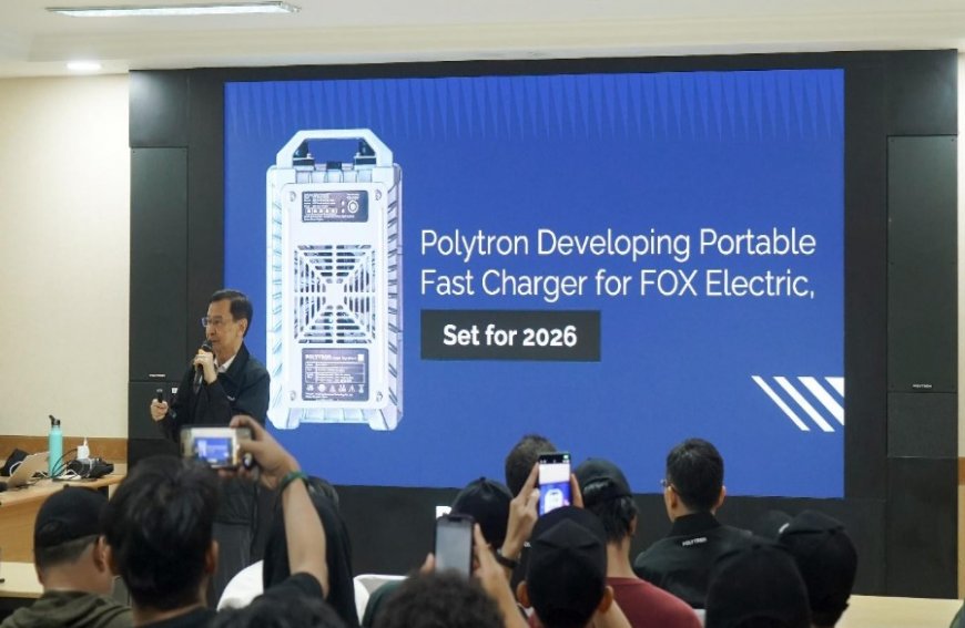 Polytron Kembangkan Portable Fast Charging Pertama di Indonesia, Touring Naik Motor Listrik Makin Nyaman