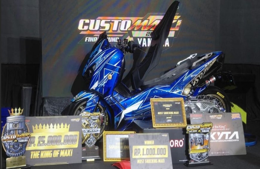 Ini Daftar Juara CustoMAXI Yamaha 2025, Logo Emas Yamaha XMAX Bikin Heboh