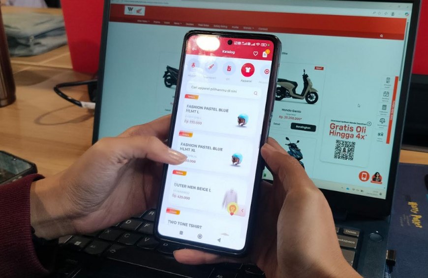 Diskon 10% Beli Sparepart, Aksesoris dan Apparel Honda Anti Ribet lewat Aplikasi WANDA