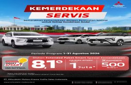 Mitsubishi Hadirkan Promo Kemerdekaan 2026, Ada Diskon Servis, Body Repair hingga Klinik Gratis