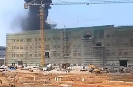 Asap Tebal di Proyek Pabrik BYD Subang, Kebakaran Diduga Berawal dari Puntung Rokok