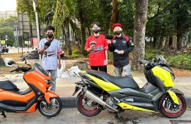 Peduli Abu Vulkanik, Jakarta Max Owners Salurkan Ratusan Masker Gratis