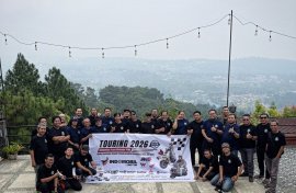 Kompressor PENA Touring 2026 Tempuh 125 Km, Diikuti 40 Awak Media