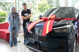 Muhammad Pulungan Ketiban Durian Digelaran Astra Auto Fest 2025, Daihatsu Rocky Hybrid Jadi Hak Milik