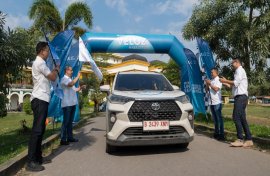 Sukses Lahap 7.000 Kilometer, New Veloz Hybrid EV Tuntaskan Ekspedisi Lintas Nusa di Medan, Sumatra Utara