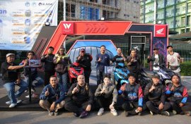 Gelar City Rolling, Komunitas Vario Jakarta Buktikan Diri Makin Eksis