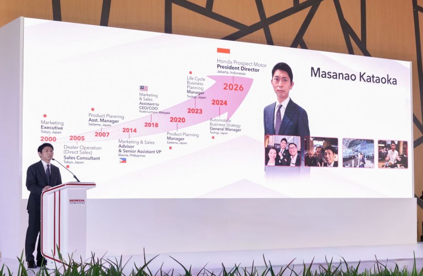 Tongkat Estafet Honda Beralih, Ini Jejak Karier Masanao Kataoka hingga Pimpin Honda Indonesia