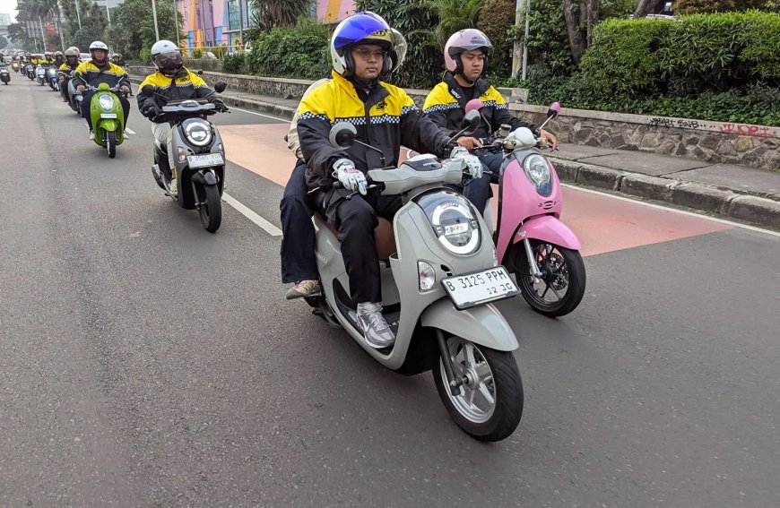 Komunitas Scoopy Jakarta Gelar Riding Unik, Gabungkan Kreativitas dan Kebersamaan