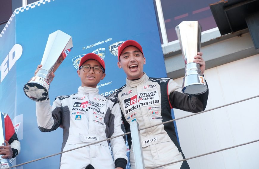 Duet Maut TGRI Bersinar di Mandalika, Amato Konsisten Podium dan Farrel Langsung Juara