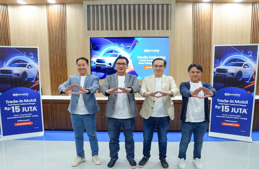 OLXmobbi Permudah Upgrade Mobil di GIIAS 2026, Cashback Trade-in hingga Rp35 Juta