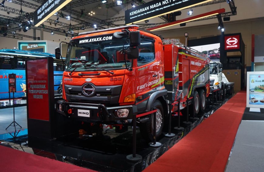 Hino 500 FM 280 JD Fire Truck Meluncur di GIIAS 2026, Usung Mesin 280 PS dan Sistem Pemadam Profesional