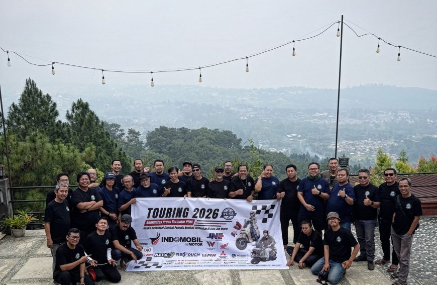 Kompressor PENA Touring 2026 Tempuh 125 Km, Diikuti 40 Awak Media