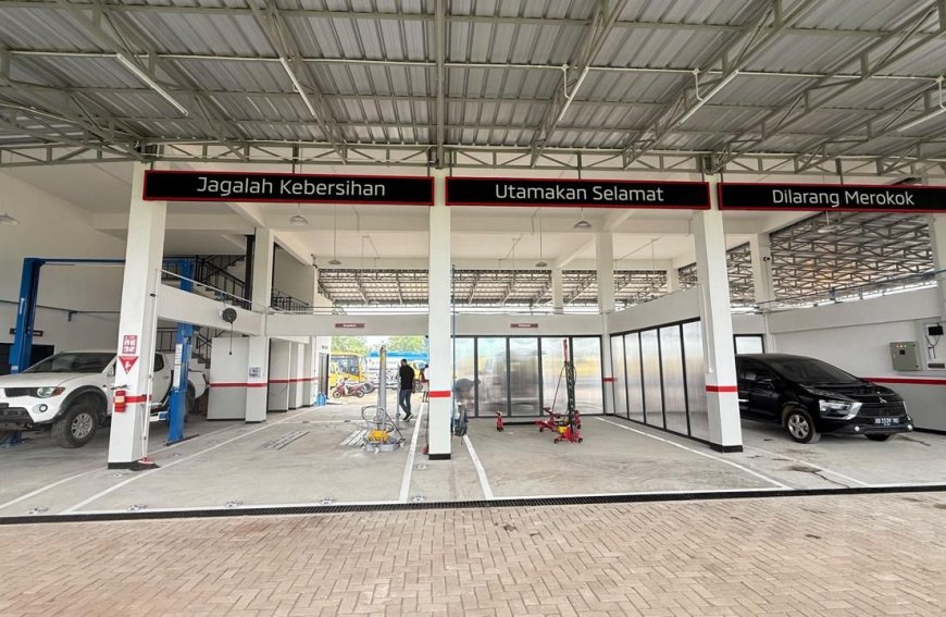 Mitsubishi Tambah Fasilitas Bodi & Cat di Pontianak, Kapasitas 84 Mobil per Bulan