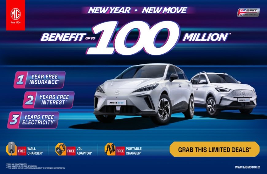 Gebrakan 2026, Morris Garages Motor Indonesia (MG) Gelar Program Istimewa Senilai Rp 100 Juta