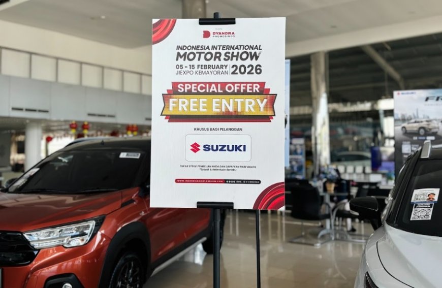 Buruan ke IIMS 2026, Suzuki Bagi-bagi Tiket Gratis Cara Dapatnya Mudah