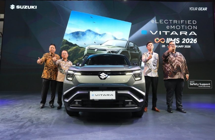 Dibanderol Rp 755 Juta, Ini Keunggulan Suzuki e VITARA yang Baru Rilis di IIMS 2026