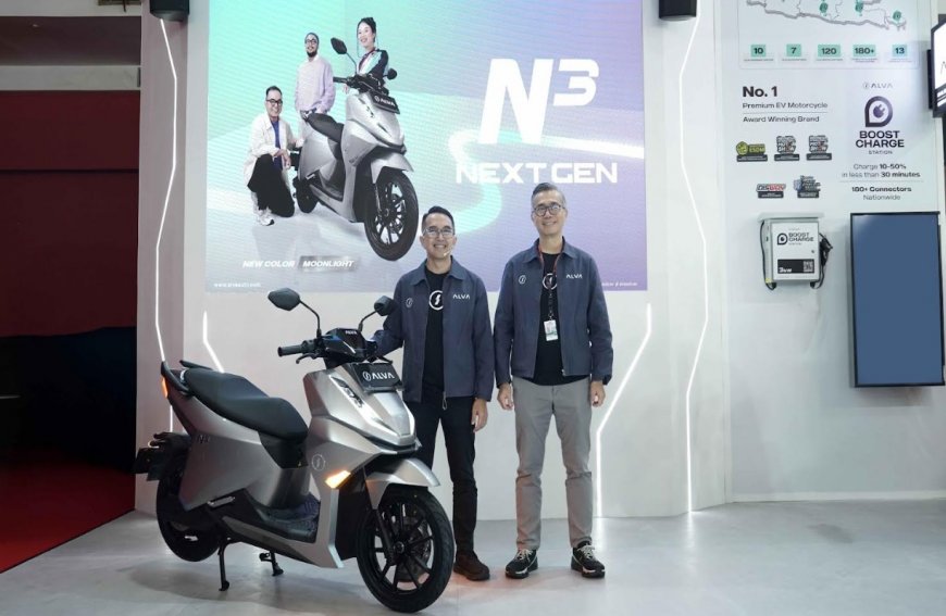 ALVA N3 Next Gen Resmi Meluncur di IIMS 2026, Isi Baterai Makin Cepat dan Jarak Tempuh Lebih Jauh