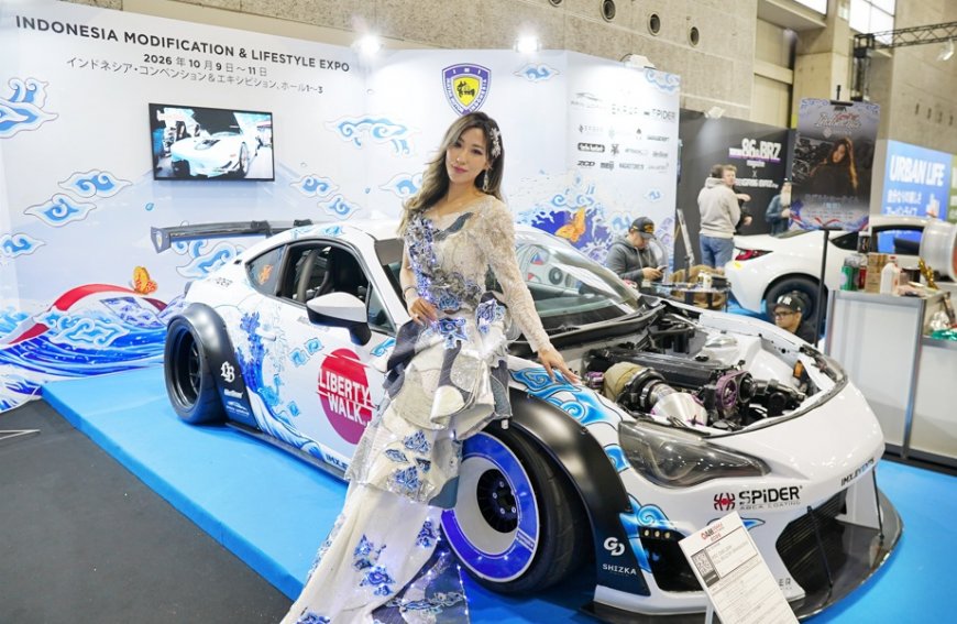 Kolaborasi Modifikator Otomotif dan Desainer Indonesia, Batik Cireon Pukau Osaka