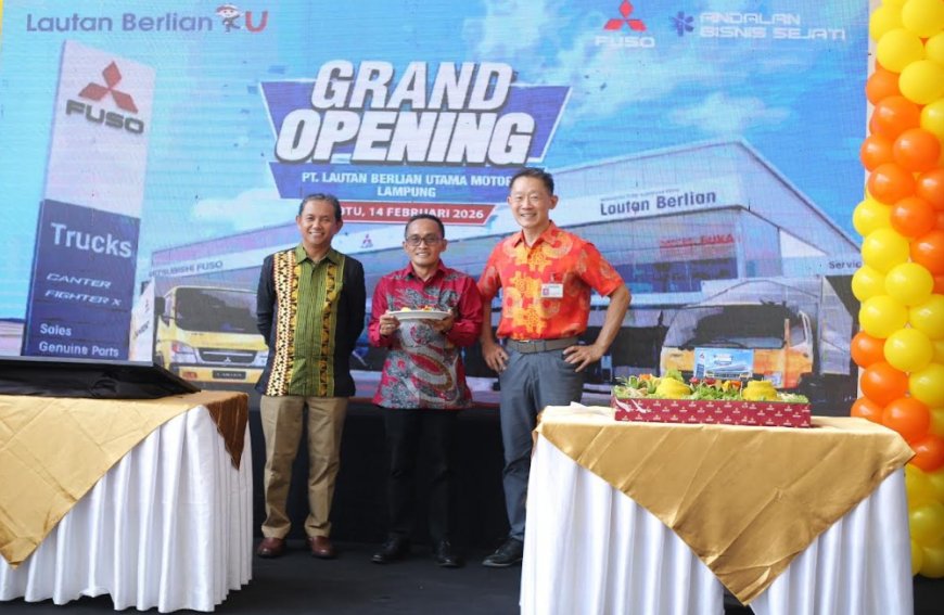 Perkuat Jaringan di Bandar Lampung, Mitsubishi Fuso Resmikan Diler PT Lautan Berlian Utama Motor