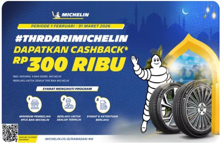 Berkendara Aman Selama Ramadan dan Mudik, Michelin Indonesia Luncurkan Program #THRDariMichelin