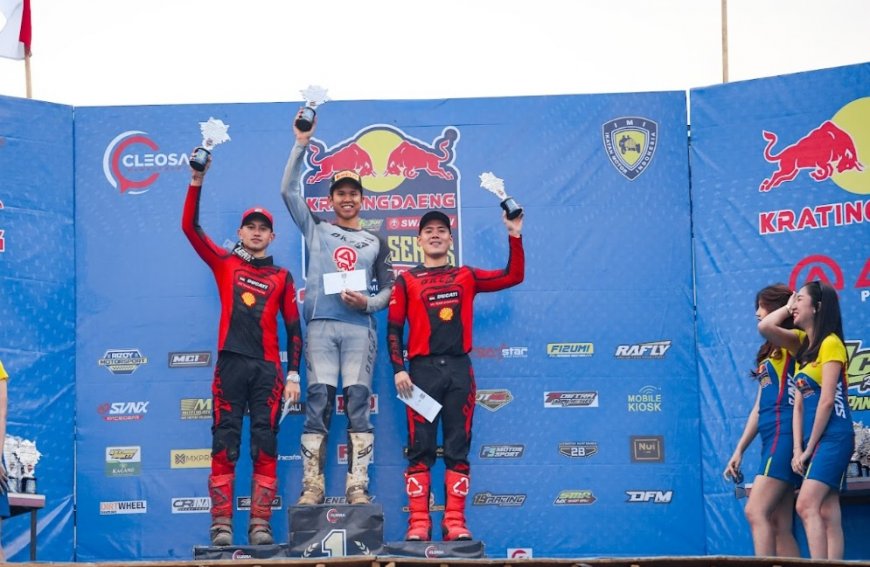 Dua Pembalap Ducati MX Team Indonesia Raih Double Podium di Cleosa Series Championship 2026 Round 1